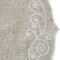 Lenox French Perle Linen Embroidered Centerpiece, Linen - 14"W x 36"L